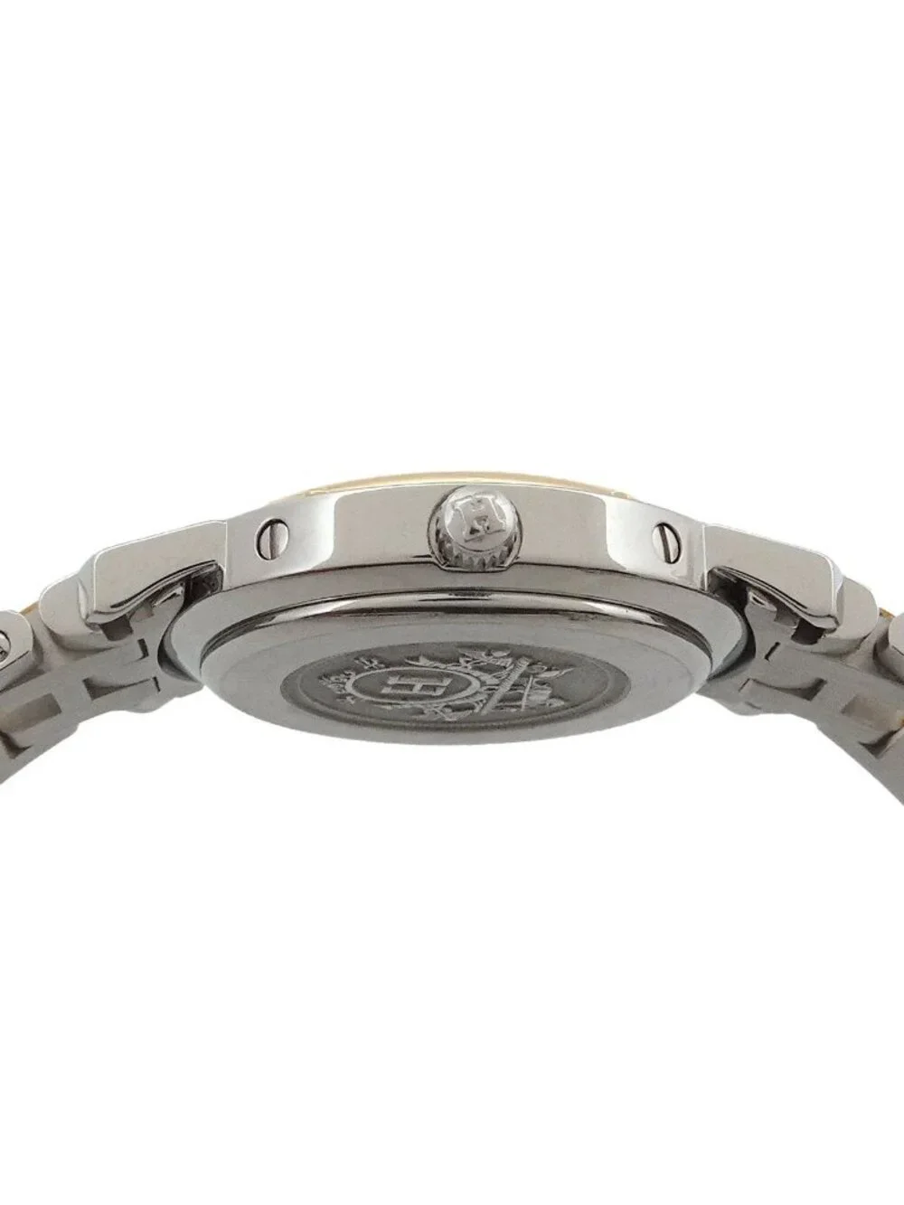 Hermes Clipper Watch Date White Quartz